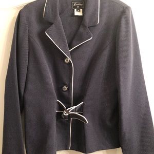Navy/white women suit size 16